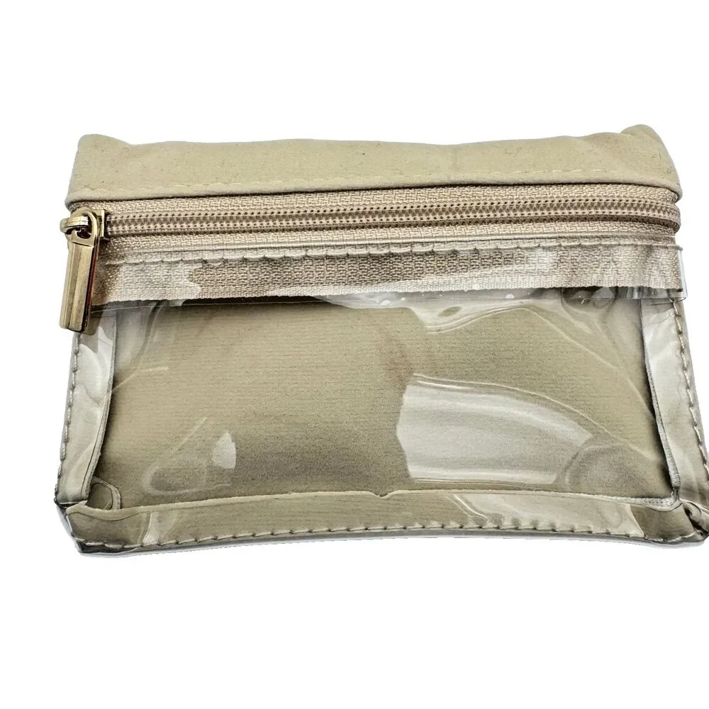 Vlando‎ Travel Jewelry Organizer Case Mustard yellow Zip Box 5 Removable Pouches